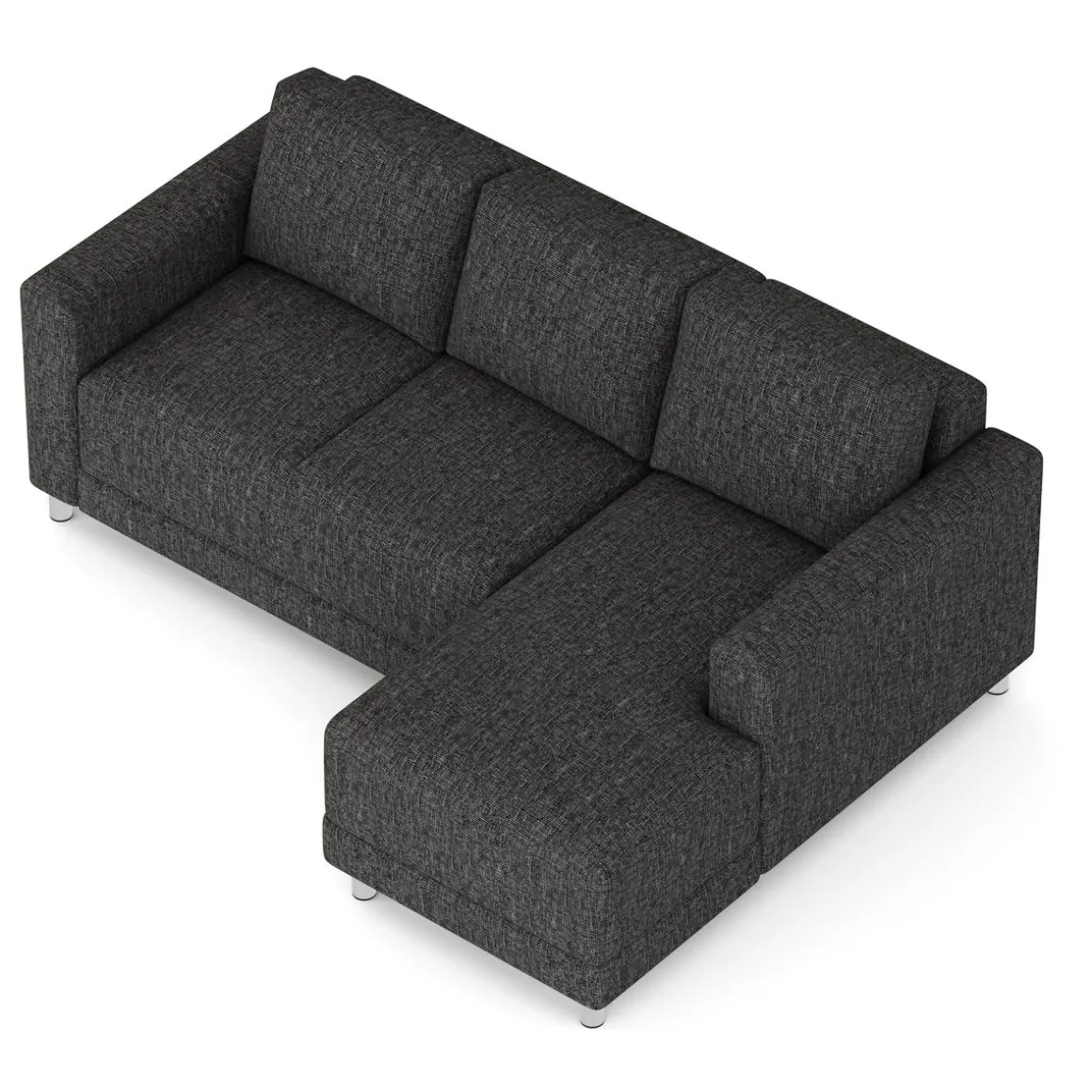 Ecksofa ERIN rechts anthrazit