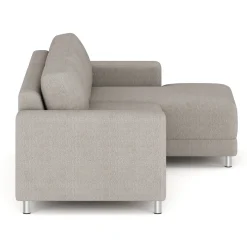 Ecksofa ERIN rechts grau/beige