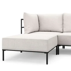 Ecksofa ETHAN Deluxe 6-Sitzer creme