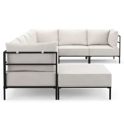 Ecksofa ETHAN Deluxe 6-Sitzer creme