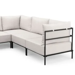 Ecksofa ETHAN Deluxe 6-Sitzer creme