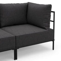 Ecksofa ETHAN 3-Sitzer anthrazit