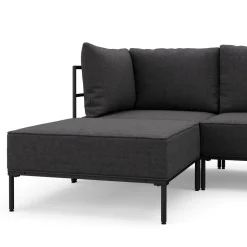Ecksofa ETHAN 3-Sitzer anthrazit