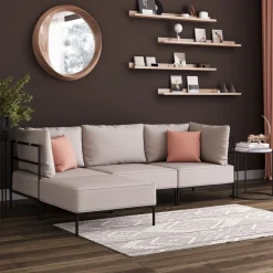 Ecksofa ETHAN 3-Sitzer beige
