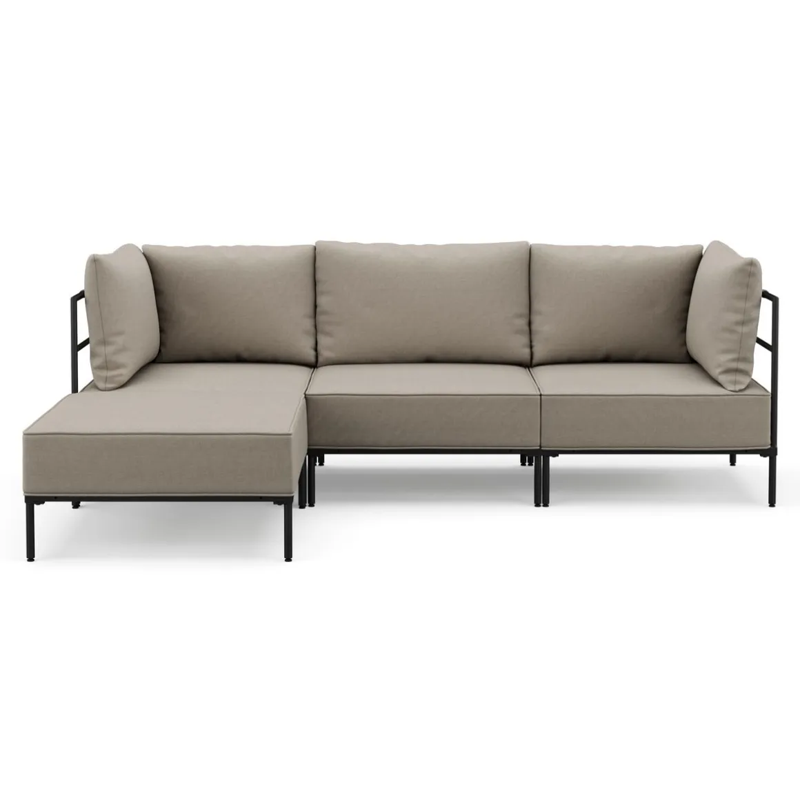 Ecksofa ETHAN 3-Sitzer beige