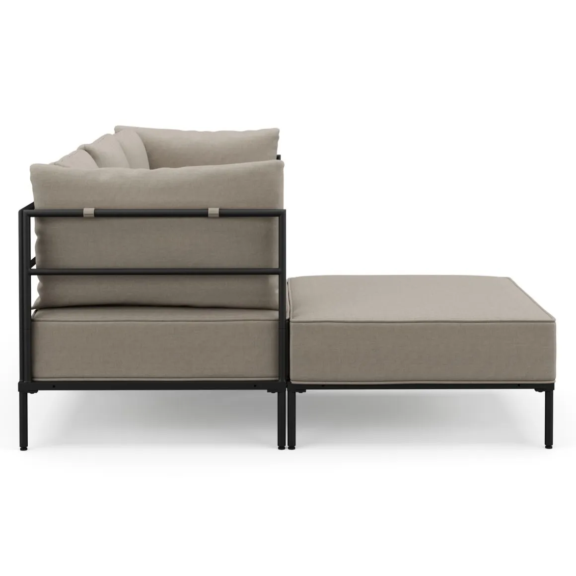 Ecksofa ETHAN 3-Sitzer beige