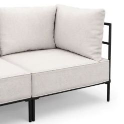 Ecksofa ETHAN 3-Sitzer creme