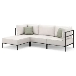 Ecksofa ETHAN 3-Sitzer creme