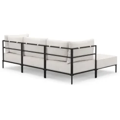 Ecksofa ETHAN 3-Sitzer creme
