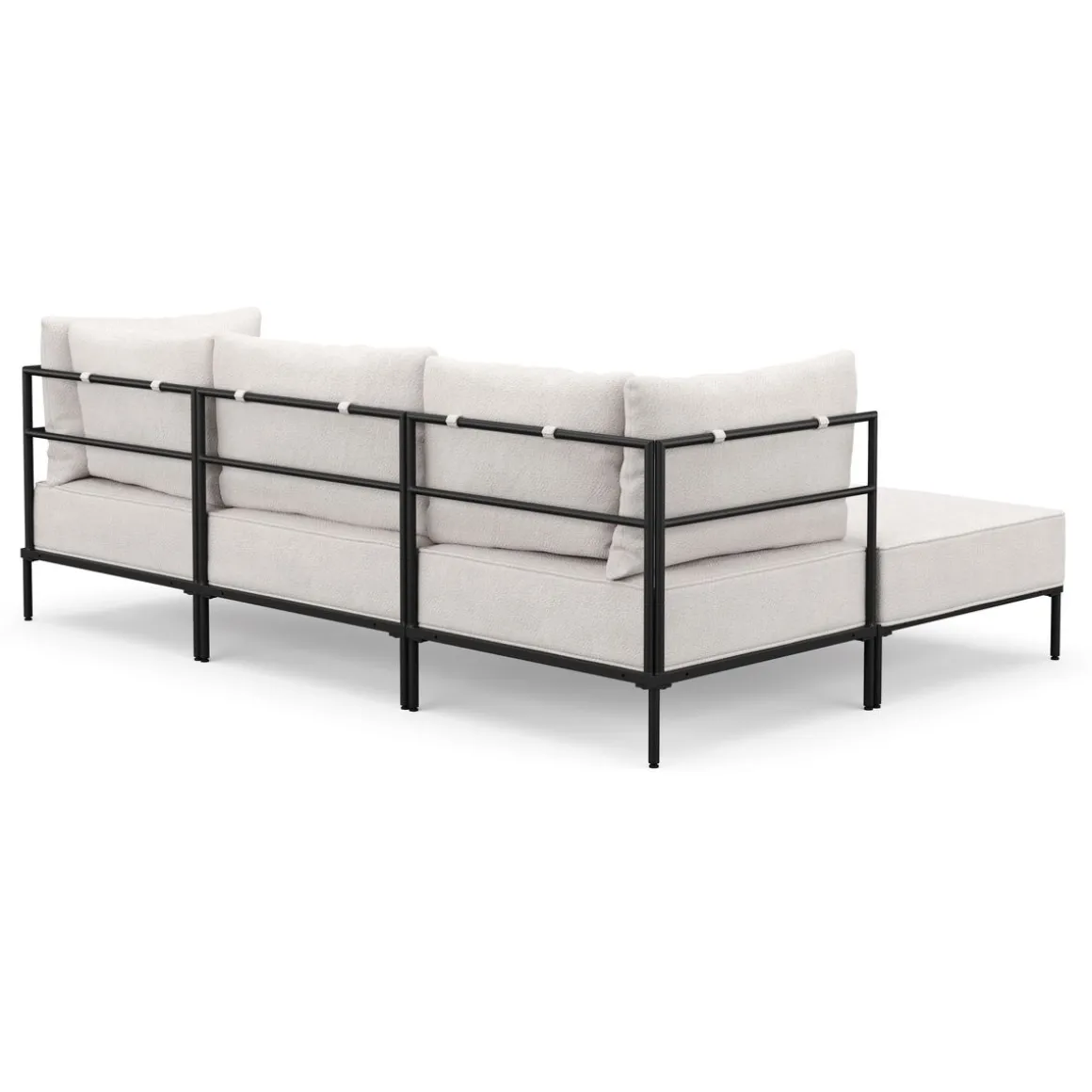 Ecksofa ETHAN 3-Sitzer creme