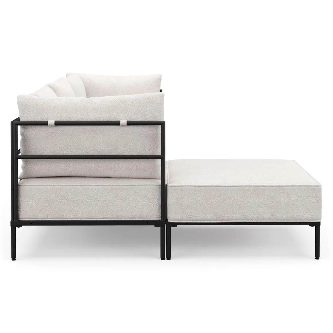 Ecksofa ETHAN 3-Sitzer creme