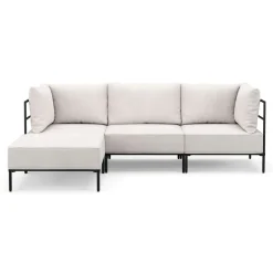 Ecksofa ETHAN 3-Sitzer creme