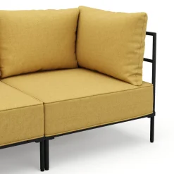 Ecksofa ETHAN 3-Sitzer gelb