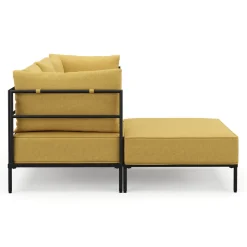 Ecksofa ETHAN 3-Sitzer gelb