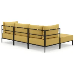 Ecksofa ETHAN 3-Sitzer gelb