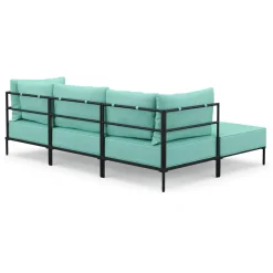 Ecksofa ETHAN 3-Sitzer türkis
