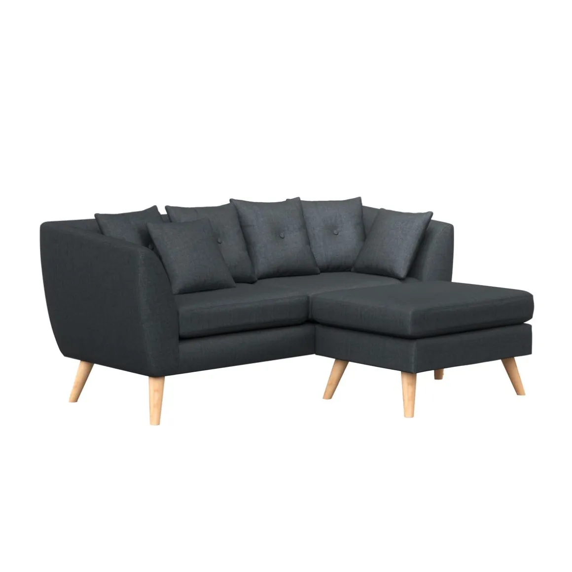 Ecksofa HAILY anthrazit