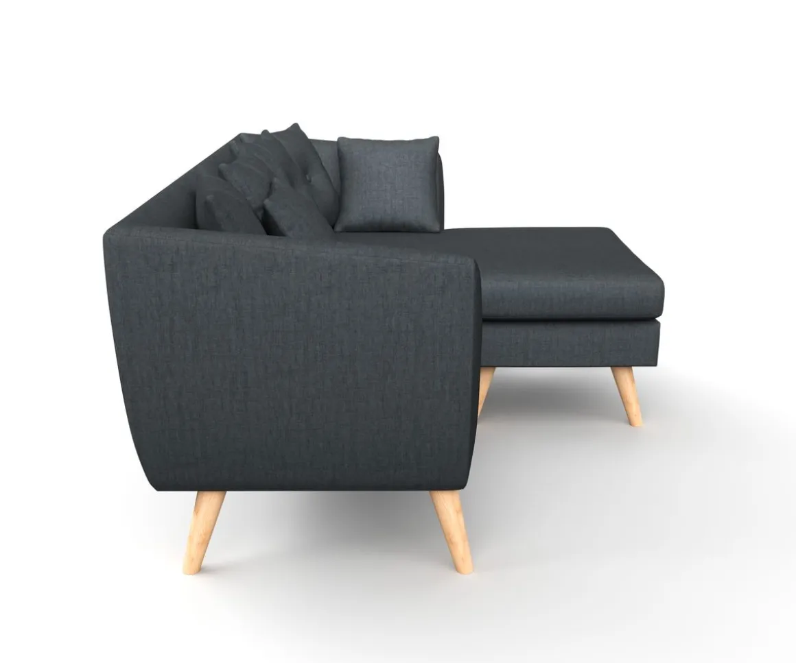 Ecksofa HAILY anthrazit
