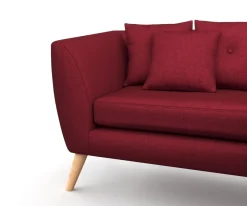 Ecksofa HAILY bordeaux