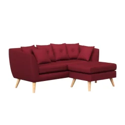 Ecksofa HAILY bordeaux