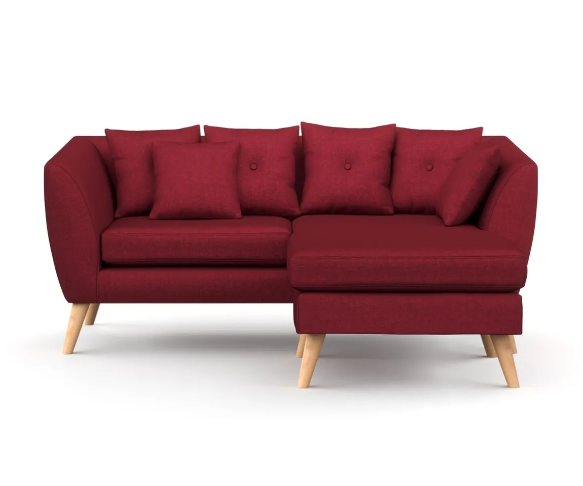 Ecksofa HAILY bordeaux