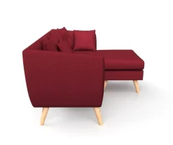 Ecksofa HAILY bordeaux