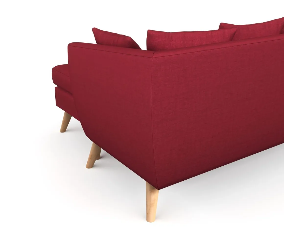 Ecksofa HAILY bordeaux