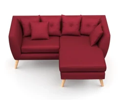 Ecksofa HAILY bordeaux