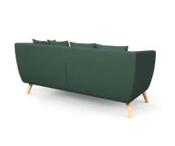Ecksofa HAILY dunkelgrün