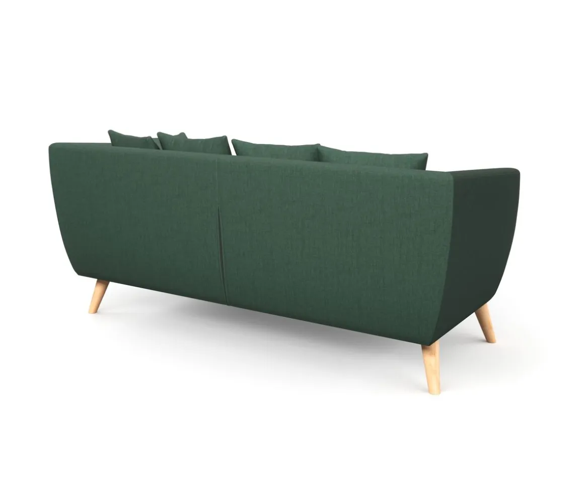 Ecksofa HAILY dunkelgrün