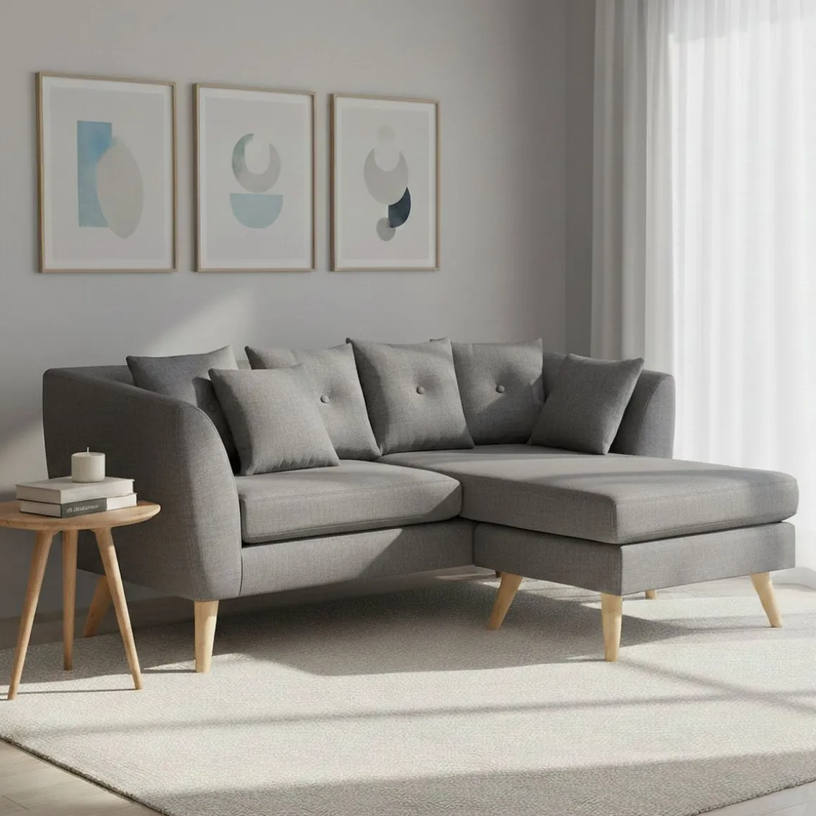 Ecksofa HAILY grau
