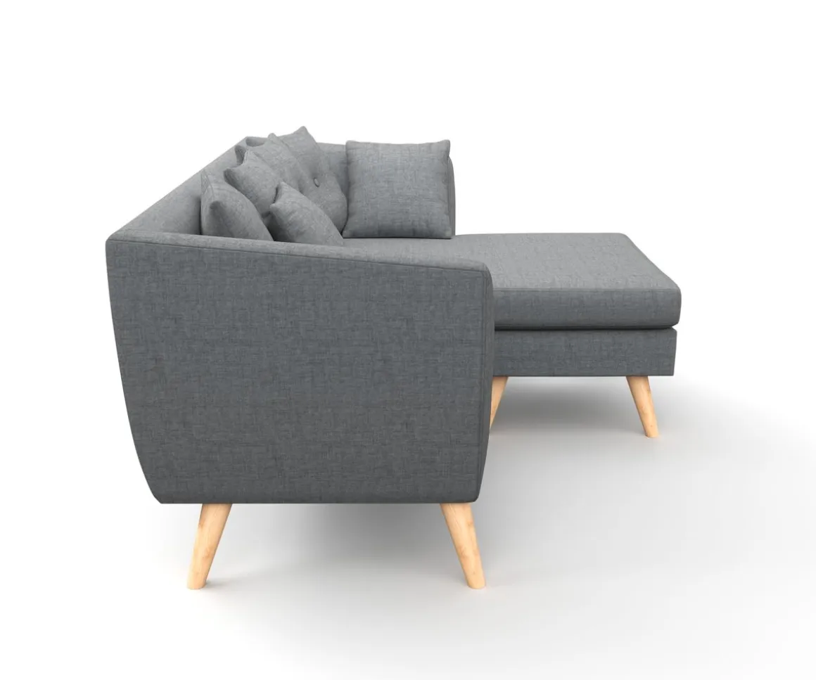 Ecksofa HAILY grau