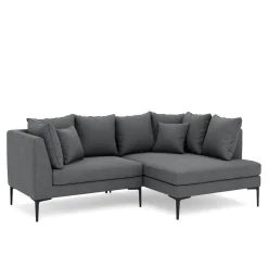 Ecksofa JOEY rechts anthrazit