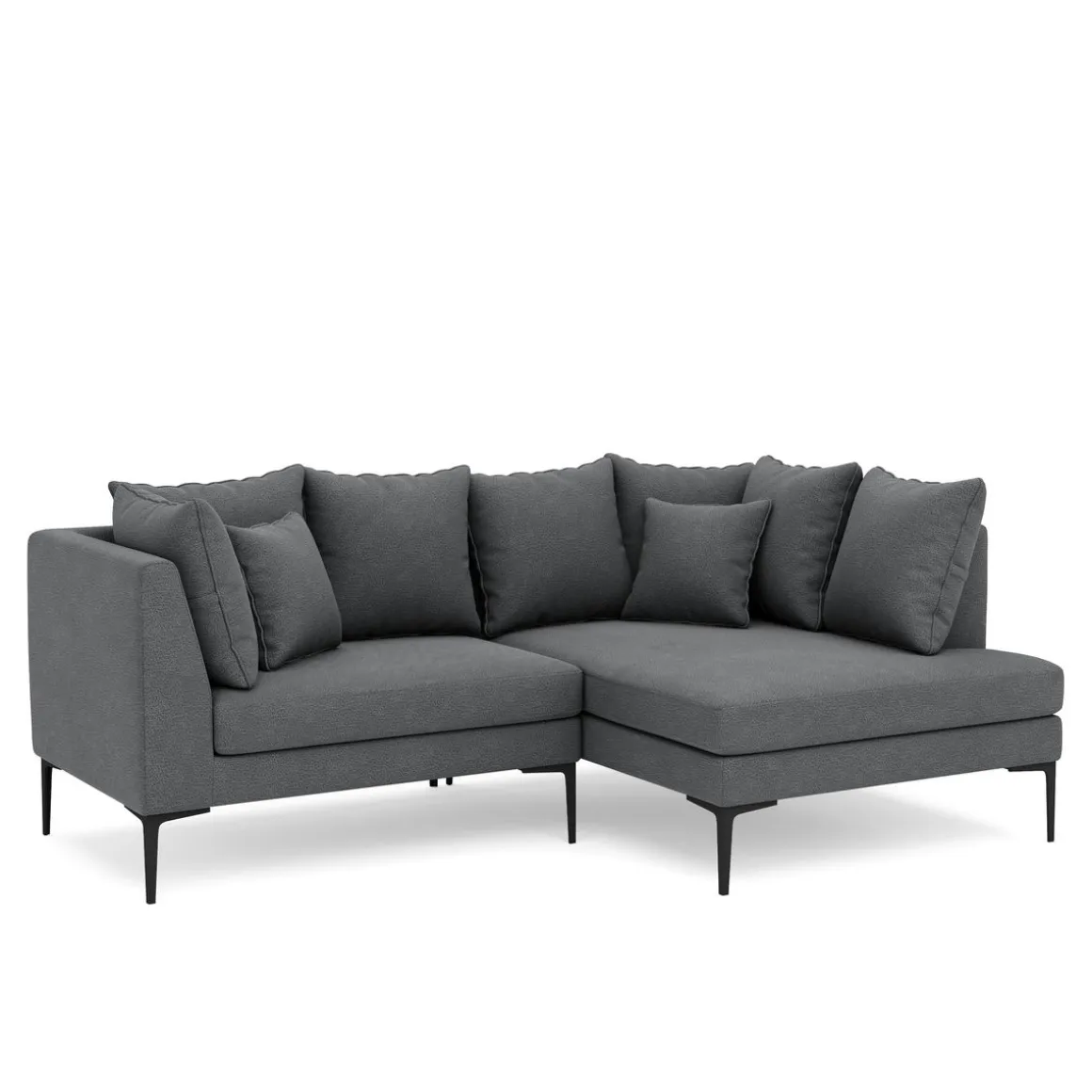 Ecksofa JOEY rechts anthrazit