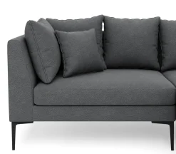 Ecksofa JOEY rechts anthrazit