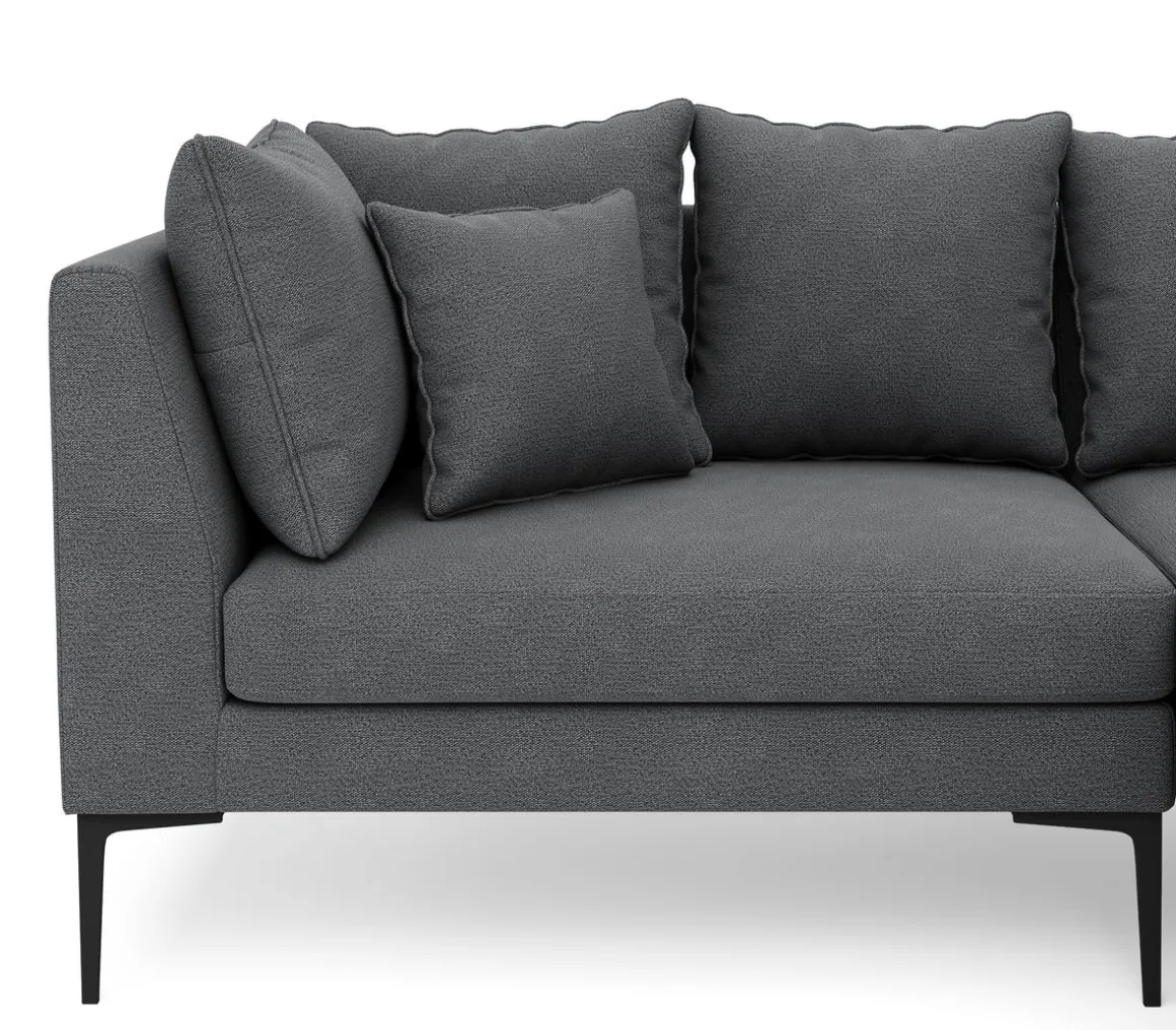 Ecksofa JOEY rechts anthrazit