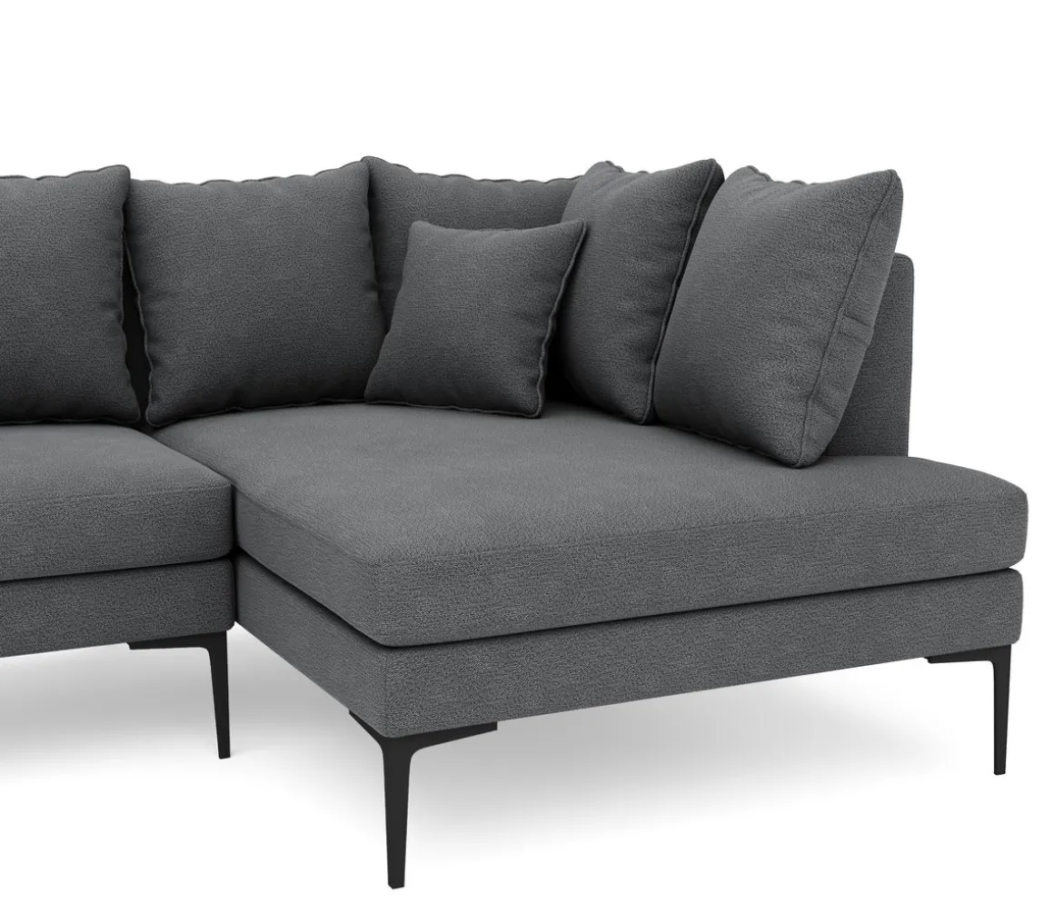 Ecksofa JOEY rechts anthrazit