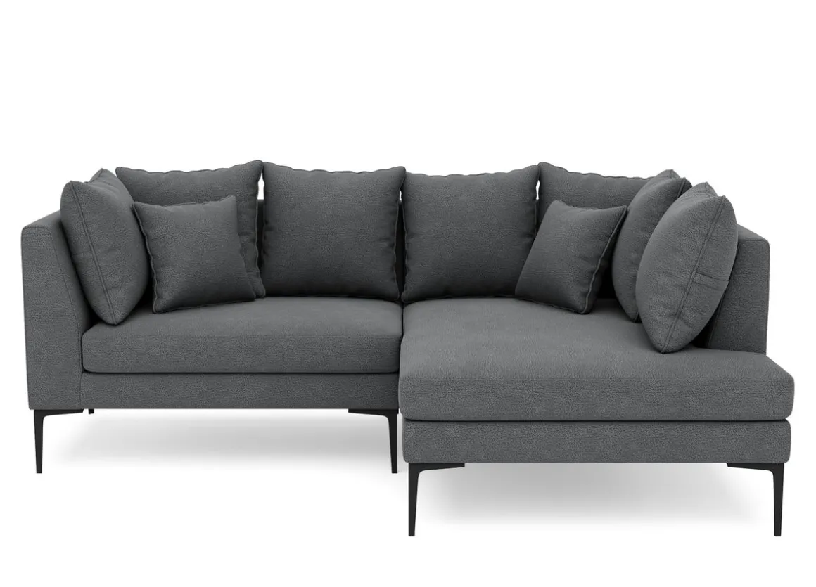 Ecksofa JOEY rechts anthrazit