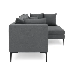 Ecksofa JOEY rechts anthrazit