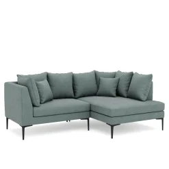 Ecksofa JOEY rechts dunkelgrün