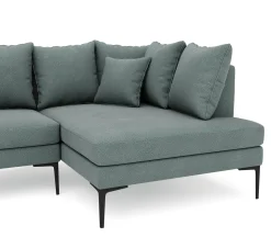 Ecksofa JOEY rechts dunkelgrün