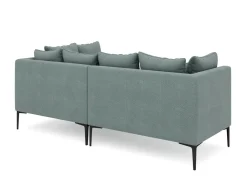 Ecksofa JOEY rechts dunkelgrün