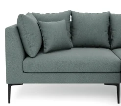 Ecksofa JOEY rechts dunkelgrün