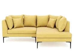Ecksofa JOEY rechts gelb