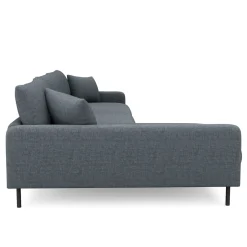 Ecksofa LEAH links anthrazit