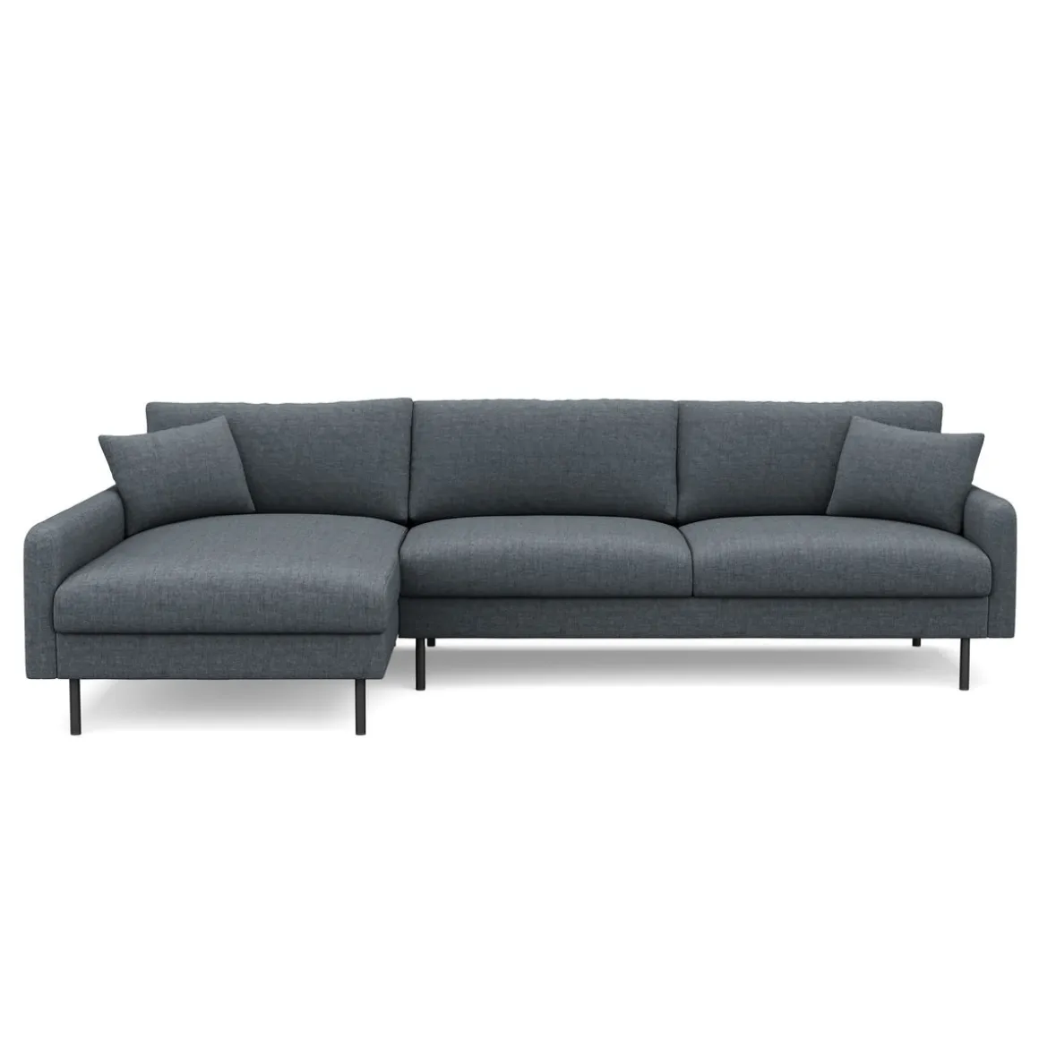 Ecksofa LEAH links anthrazit