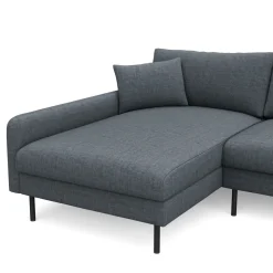 Ecksofa LEAH links anthrazit