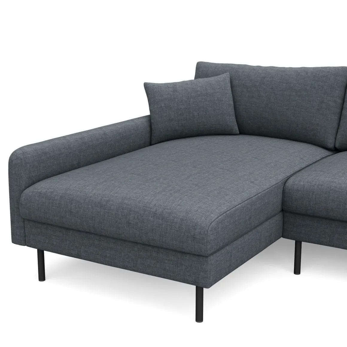 Ecksofa LEAH links anthrazit