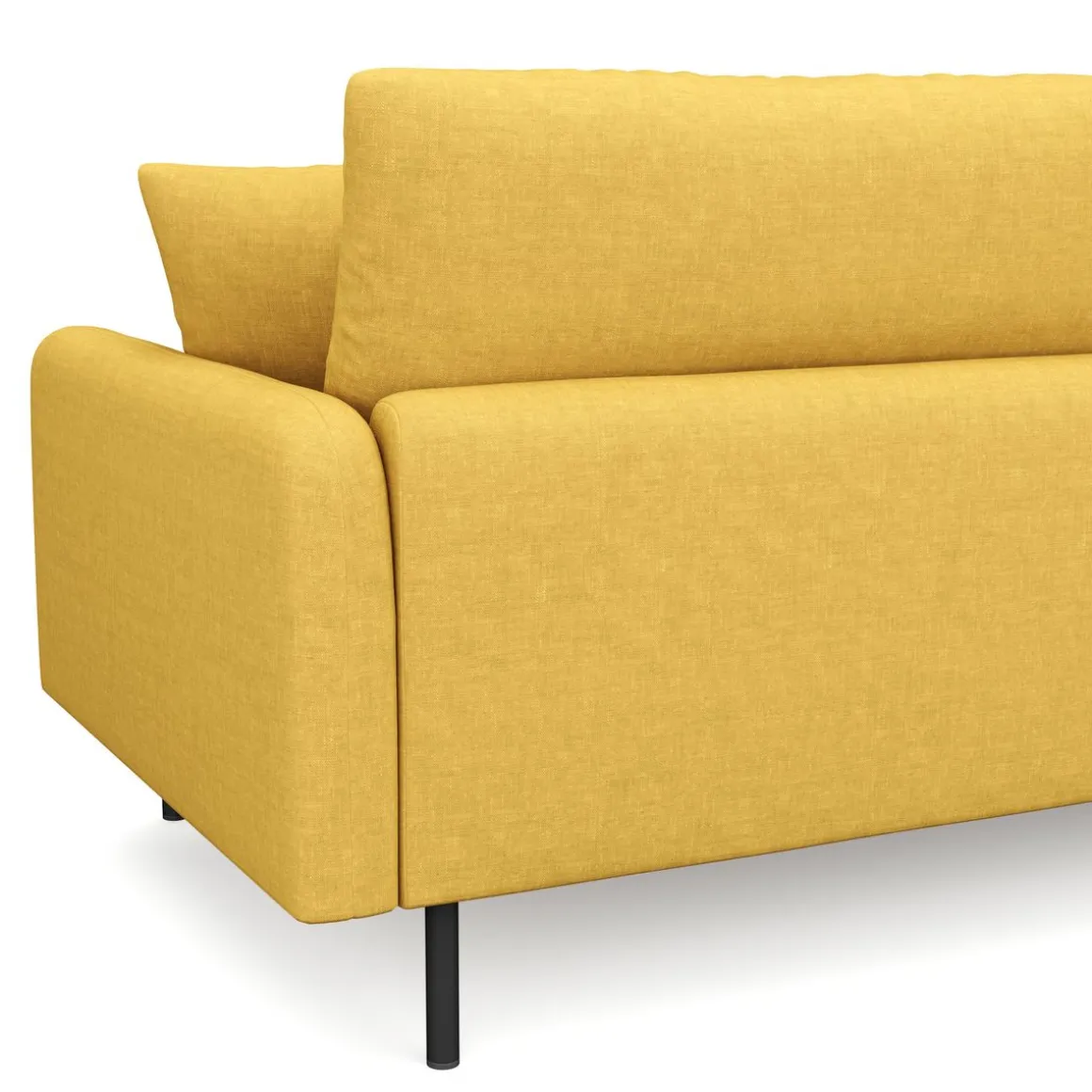 Ecksofa LEAH links gelb