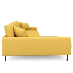 Ecksofa LEAH links gelb